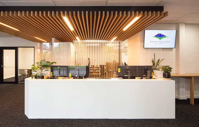 Interior View of New Reception
