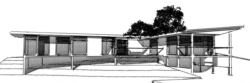 Rock McRae House Sketch Design